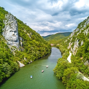 Donau bei Rumänien