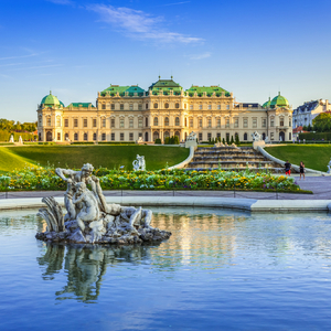 Schloss Belvedere in Wien, Österreich