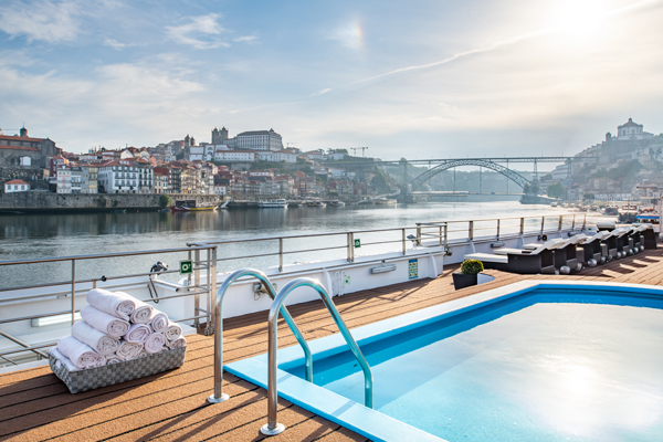 DOURO QUEEN, Sonnendeck, Portugal, Flusskreuzfahrt, nicko cruises, Douro