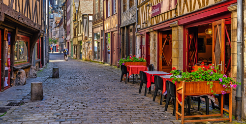 Rouen, Frankreich, Flusskreuzfahrt, Seine