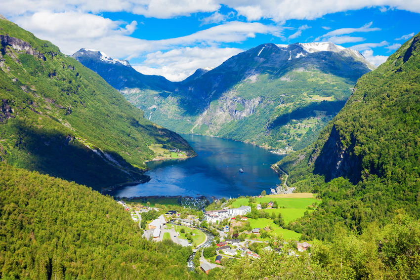 Geirangerfjord, Norwegen, Kreuzfahrt